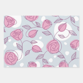 Blume Geschenkpapier Set