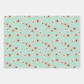 Blume Geschenkpapier Set (Vorderseite 3)