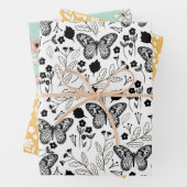 Blume Geschenkpapier Set (Beispiel)