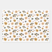Blume Geschenkpapier Set (Vorderseite 3)