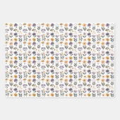 Blume Geschenkpapier Set (Vorderseite)