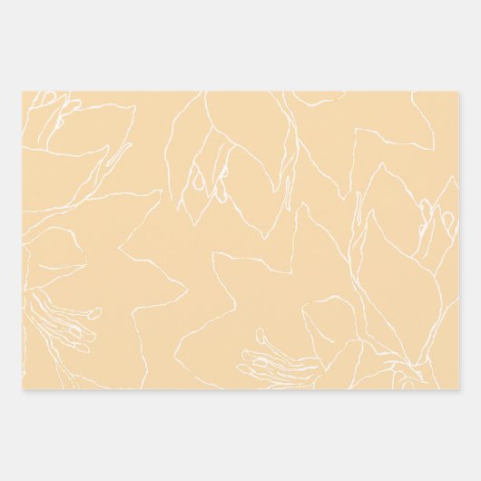 Blume Geschenkpapier Set (Vorderseite 2)