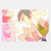 Blume Geschenkpapier Set (Vorderseite)