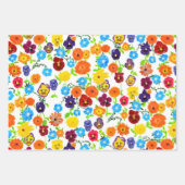 Blume Geschenkpapier Set (Vorderseite)