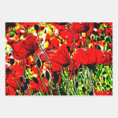Blume Geschenkpapier Set (Vorderseite 3)