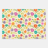 Blume Geschenkpapier Set (Vorderseite)