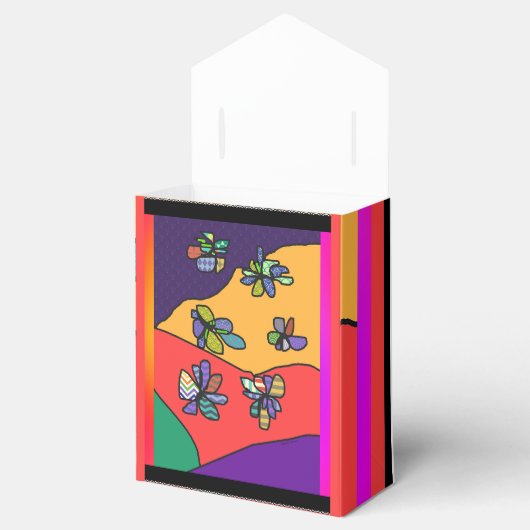 Blume Geschenkschachtel (Geöffnet)