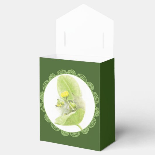 Blume Geschenkschachtel (Geöffnet)