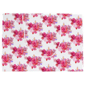 Blume Geschenktaschen Rose Große Geschenktüte (Rückseite)