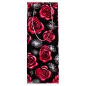 Blume Geschenktüte Für Weinflaschen (Rückseite)