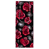 Blume Geschenktüte Für Weinflaschen (Vorderseite)