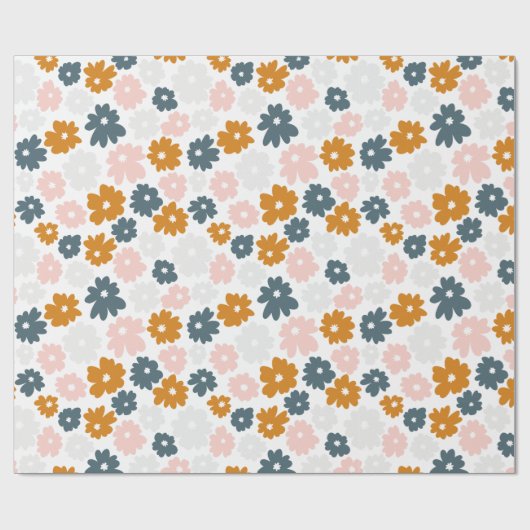 Blume-Geschenkverpackung, Geburtstagsverpackungspa Geschenkpapier (Flach)