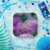 Blume-Geschichten/Aster-Blume Pappteller (Party)
