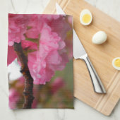 Blume Geschirrtuch (Viertel Falte)