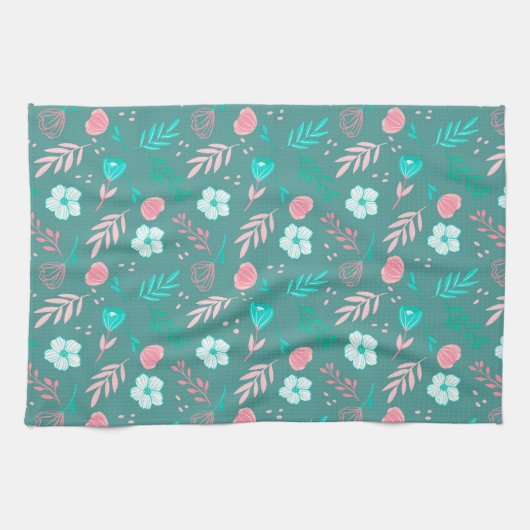 Blume Geschirrtuch (Horizontal)