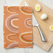 Blume Geschirrtuch (Viertel Falte)