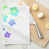 Blume Geschirrtuch (Viertel Falte)