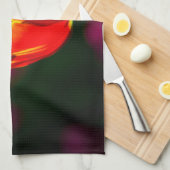 Blume Geschirrtuch (Viertel Falte)