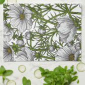 Blume Geschirrtuch (Gefaltet)