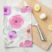 Blume Geschirrtuch (Viertel Falte)