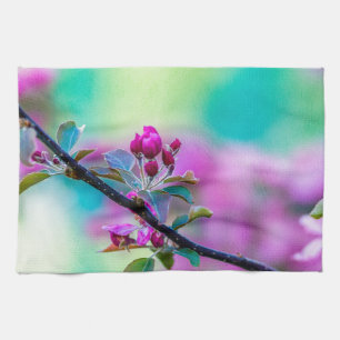 Blume Geschirrtuch