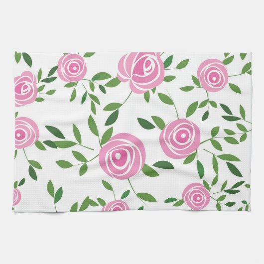 Blume Geschirrtuch (Horizontal)