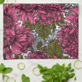 Blume Geschirrtuch (Gefaltet)