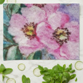Blume Geschirrtuch (Gefaltet)