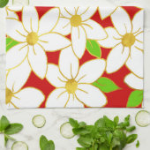 Blume Geschirrtuch (Gefaltet)