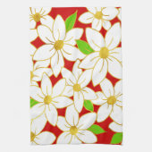 Blume Geschirrtuch (Vertikal)