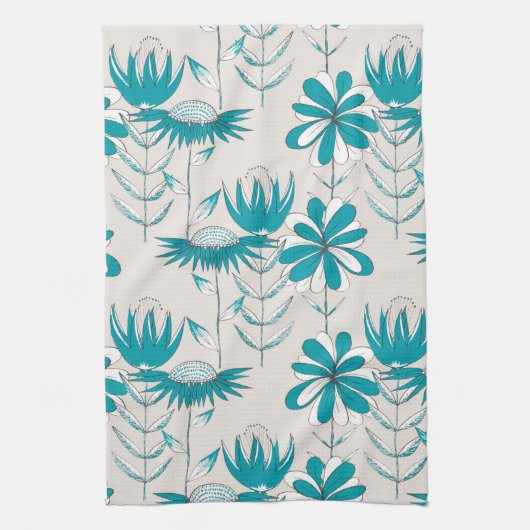 Blume Geschirrtuch (Vertikal)