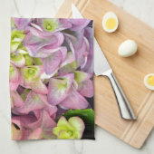 Blume Geschirrtuch (Viertel Falte)