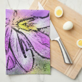 BLUME GESCHIRRTUCH (Viertel Falte)