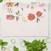 Blume Geschirrtuch (Gefaltet)