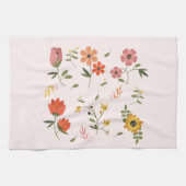 Blume Geschirrtuch (Horizontal)