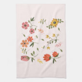 Blume Geschirrtuch (Vertikal)