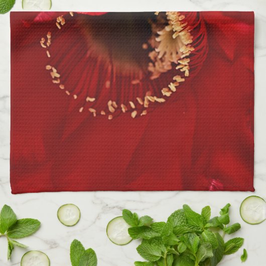 Blume Geschirrtuch (Gefaltet)