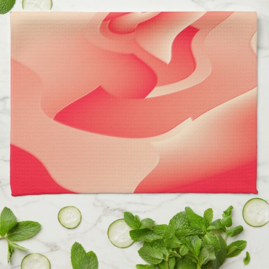 Blume Geschirrtuch (Gefaltet)