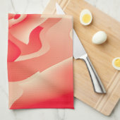 Blume Geschirrtuch (Viertel Falte)