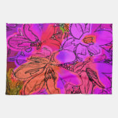 BLUME GESCHIRRTUCH (Horizontal)