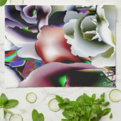 Blume Geschirrtuch (Gefaltet)