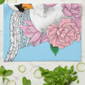 Blume Geschirrtuch (Gefaltet)