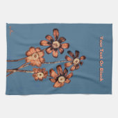 Blume Geschirrtuch (Horizontal)