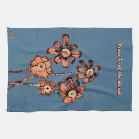 Blume Geschirrtuch (Horizontal)