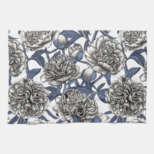 Blume Geschirrtuch (Horizontal)