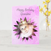 Blume Gestalten Benutzerdefinierte Foto Rosa Farbk Karte (Gelbe Blume)