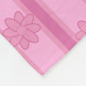 Blume gestrichen fleecedecke (Ecke)