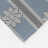 Blume gestrichen fleecedecke (Ecke)