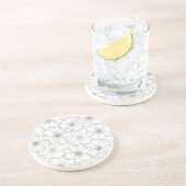 Blume Getränkeuntersetzer (Seite)