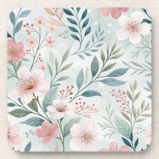 Blume Getränkeuntersetzer (Vorderseite)